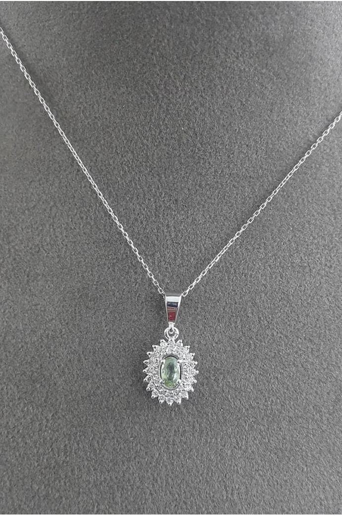 Ametistli Pırlantalı Kolye 1,30 Karat