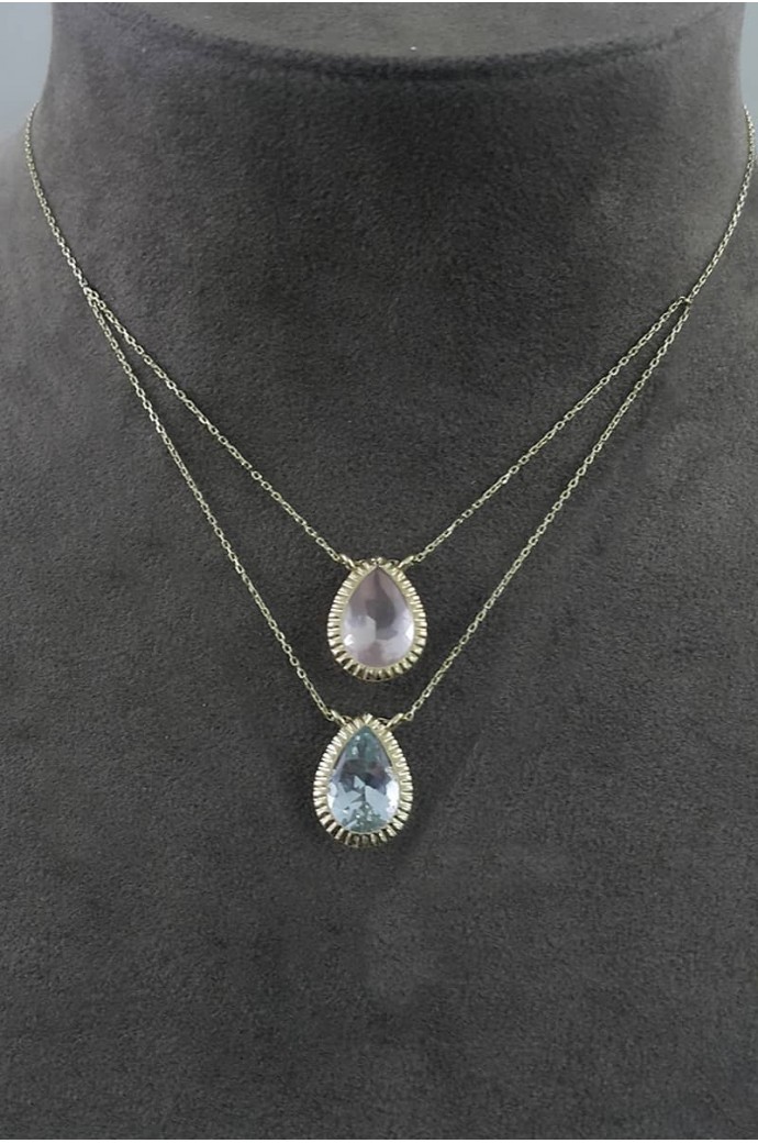 Aquamarinli Kolye 1,60 Karat