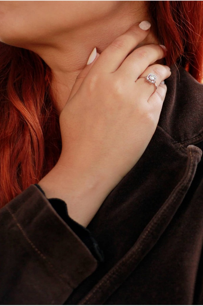 Baget Pırlanta Yüzük 0,16 Karat 