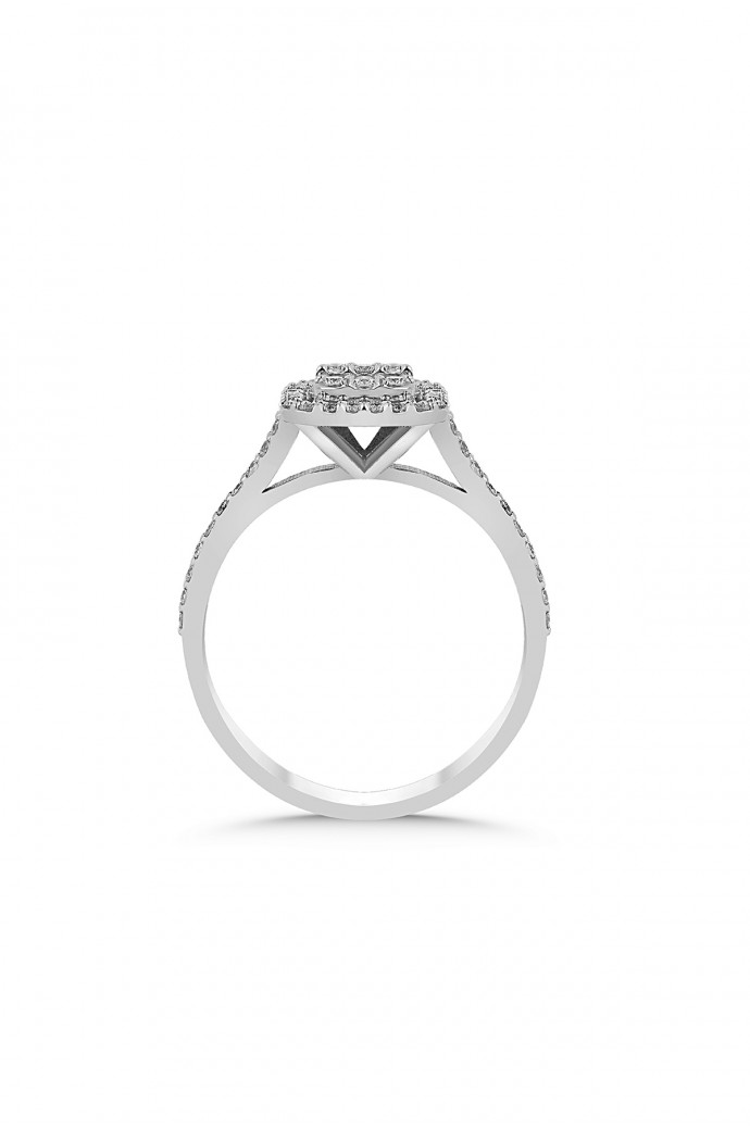 Baget Pırlanta Yüzük 0,43 Karat 