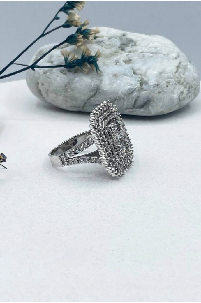 Baget Pırlanta Yüzük 2,14 Karat 