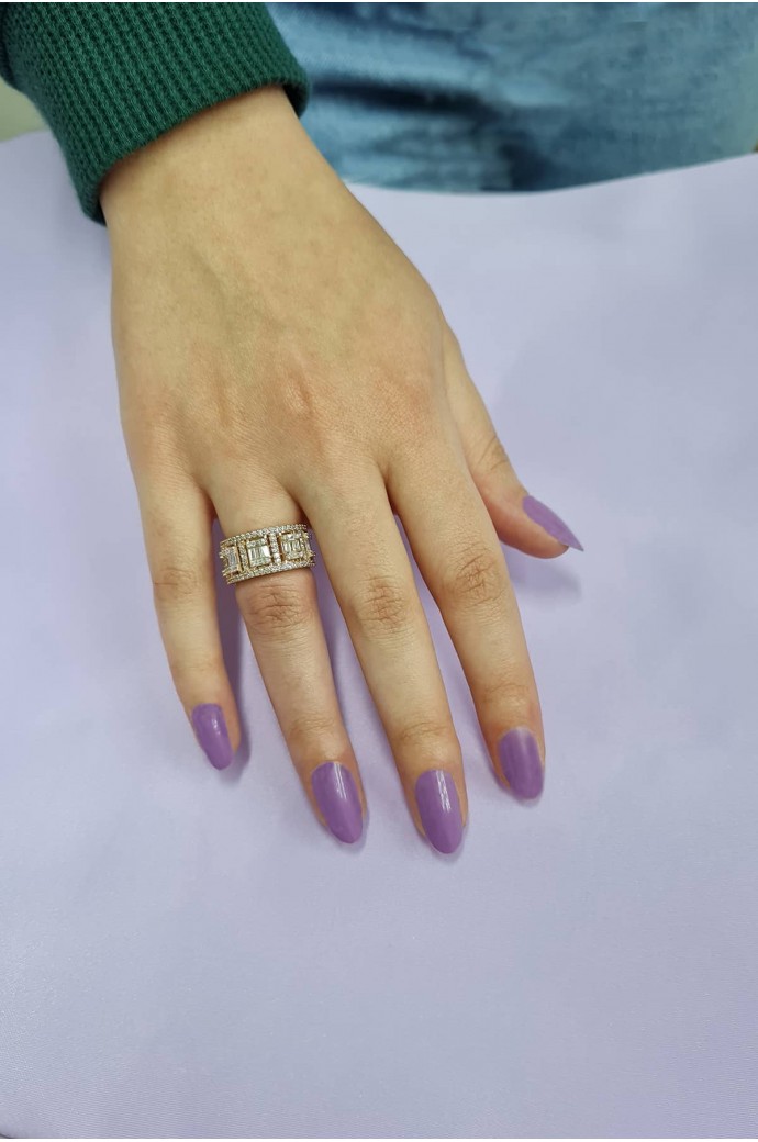 Baget Pırlanta Yüzük 1,10 Karat 