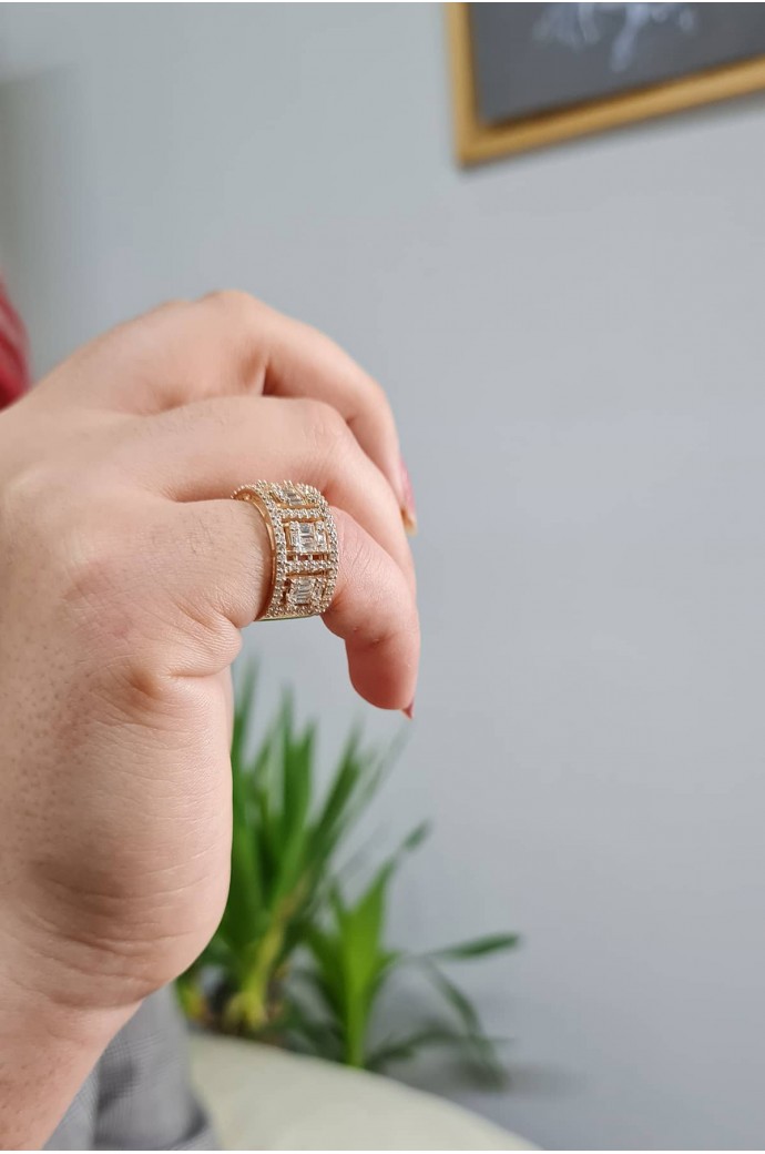 Baget Pırlanta Yüzük 1,10 Karat 