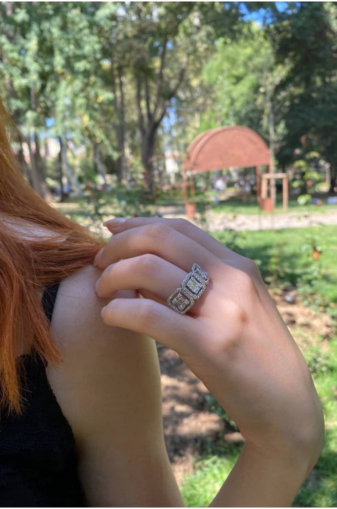 Baget Pırlanta Yüzük 1,01 Karat 