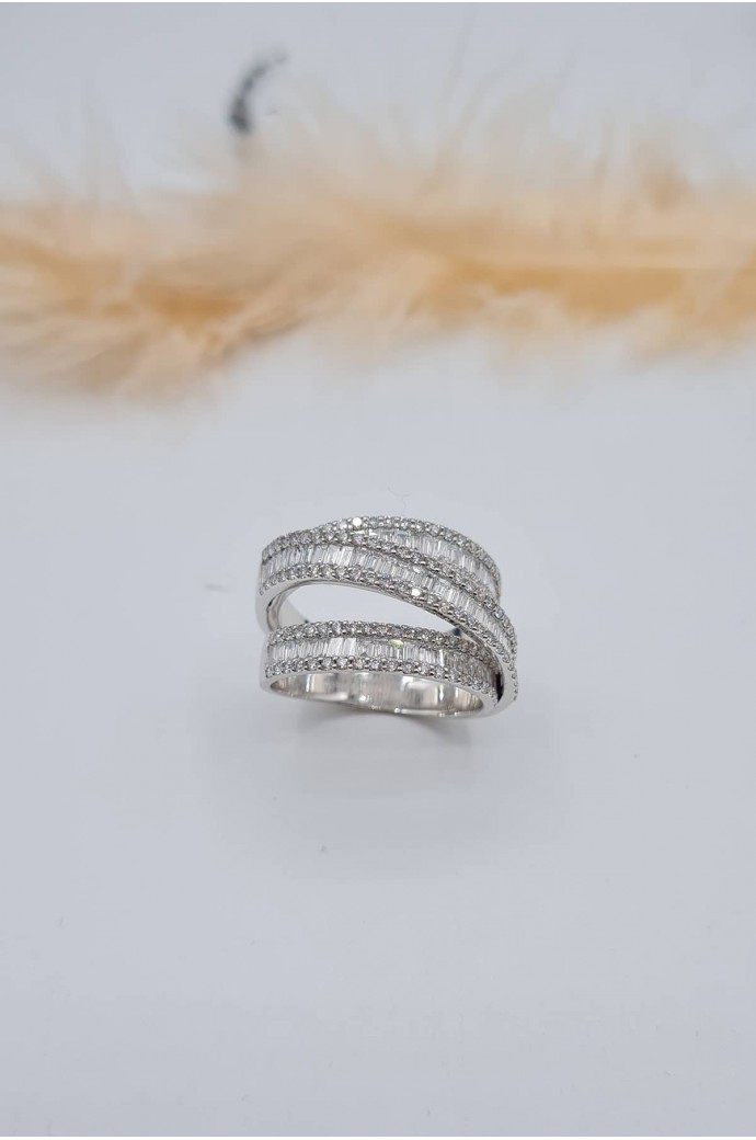 Baget Pırlanta Yüzük 1,40 Karat 