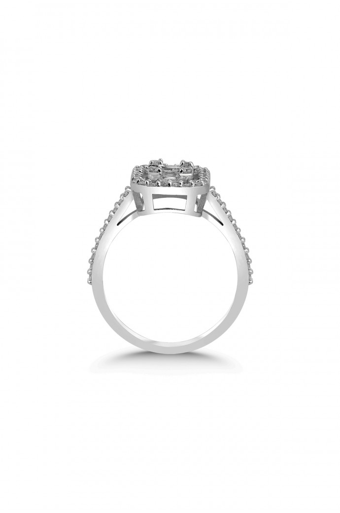 Baget Pırlanta Yüzük 0,40 Karat 