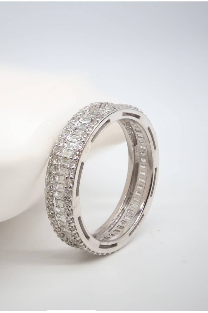 Baget Pırlanta Yüzük 1,15 Karat 