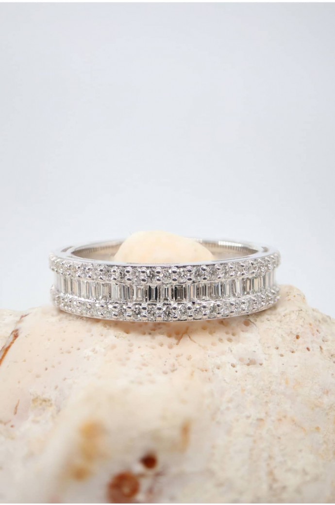 Baget Pırlanta Yüzük 1,15 Karat 