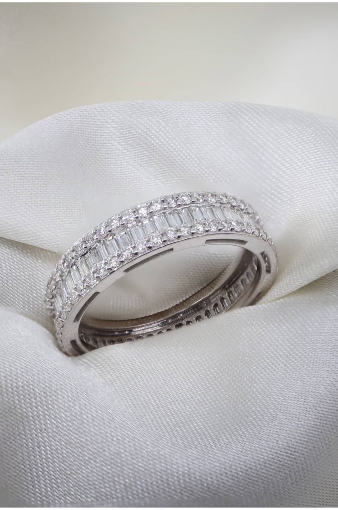 Baget Pırlanta Yüzük 1,15 Karat 