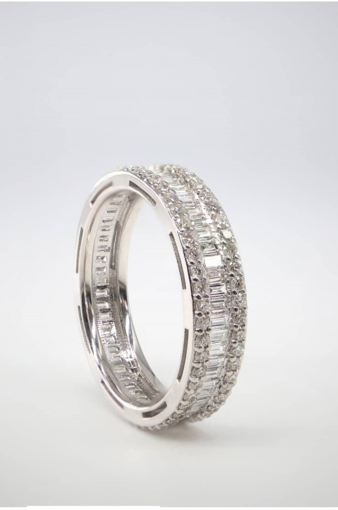 Baget Pırlanta Yüzük 1,15 Karat 