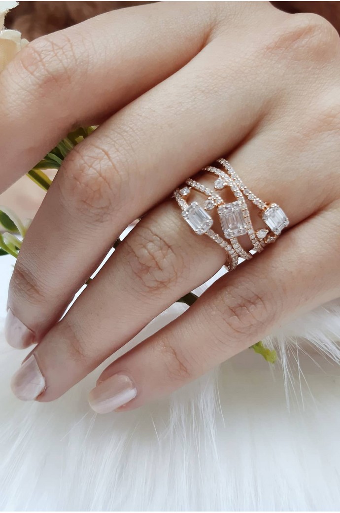 Baget Pırlanta Yüzük 2,63 Karat 