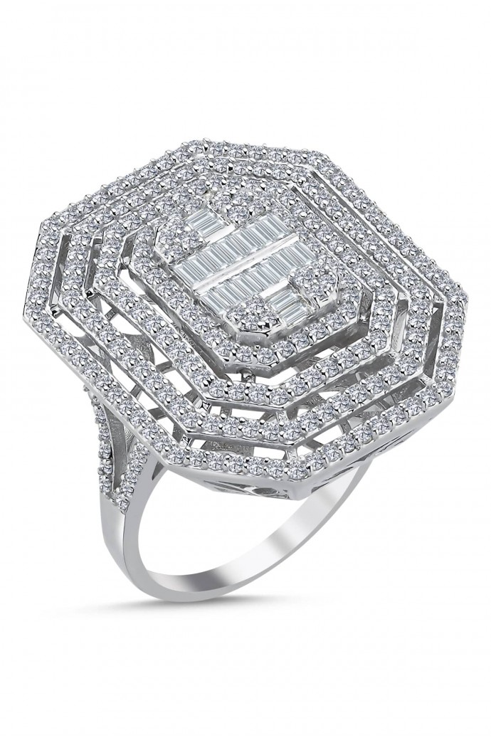 Baget Pırlanta Yüzük 1,80 Karat 