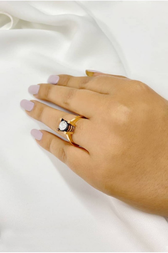 Elmas Tektaş Yüzük 0,42 Karat