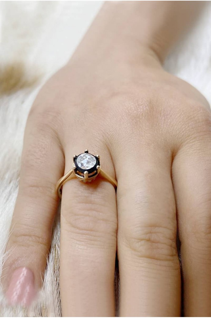 Elmas Tektaş Yüzük 0,50 Karat