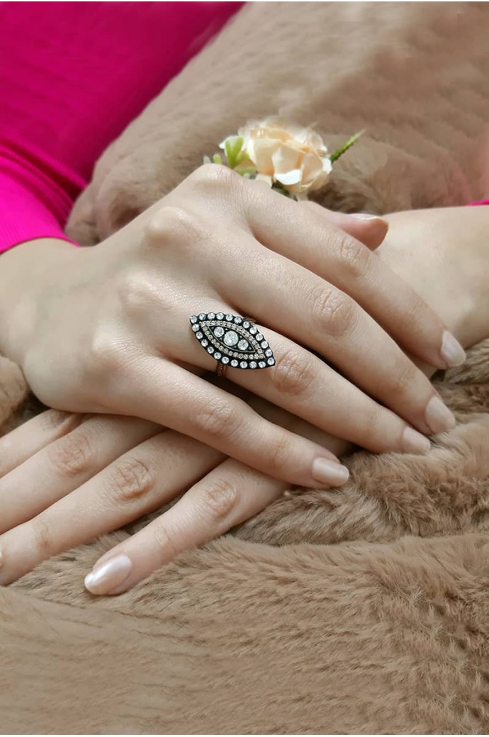 Elmas Mekik Yüzük 0,75  Karat