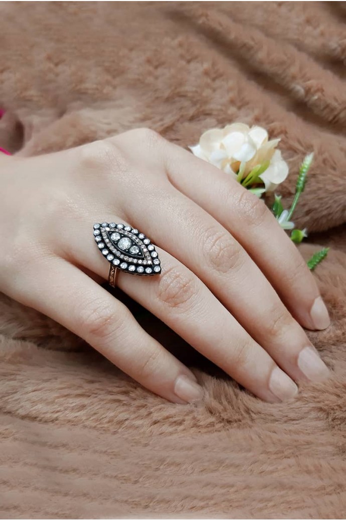 Elmas Mekik Yüzük 0,75  Karat