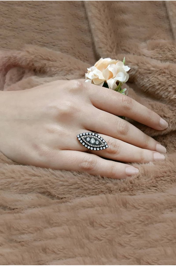 Elmas Mekik Yüzük 0,75  Karat