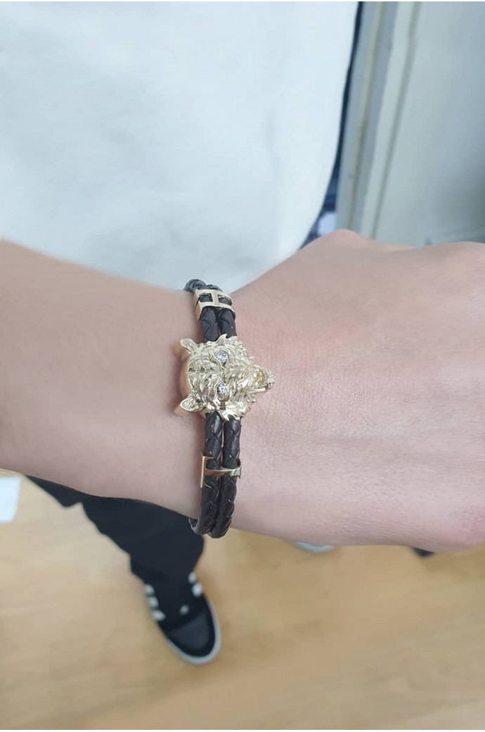 Erkek Bilekliği Pırlantalı 0,16 Karat