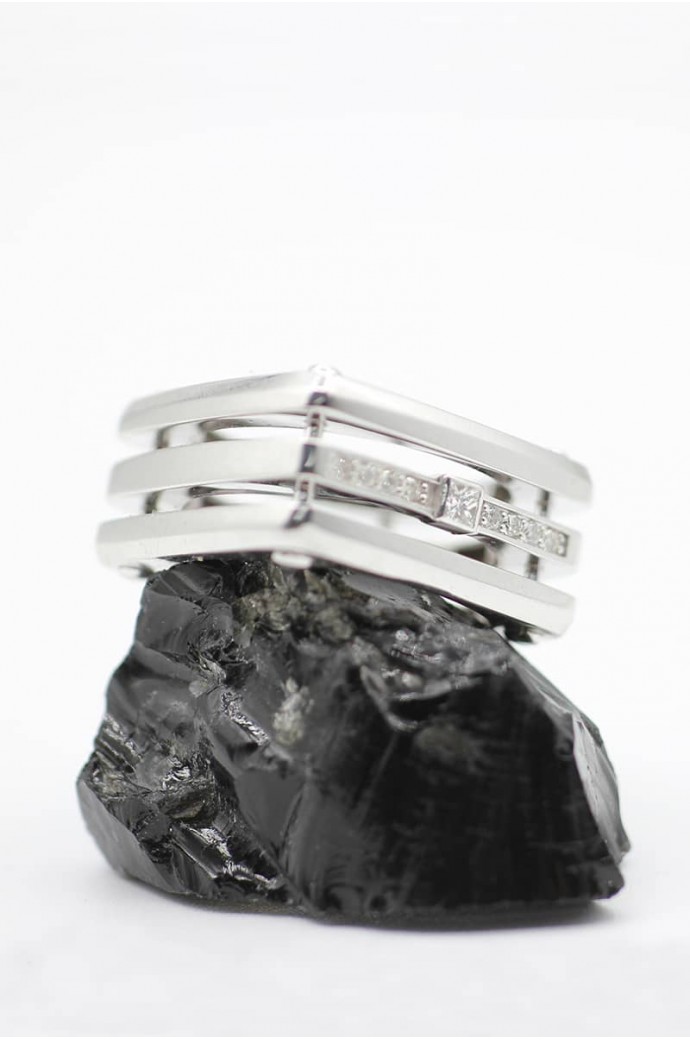 Erkek Yüzüğü Pırlantalı 0,20 Karat