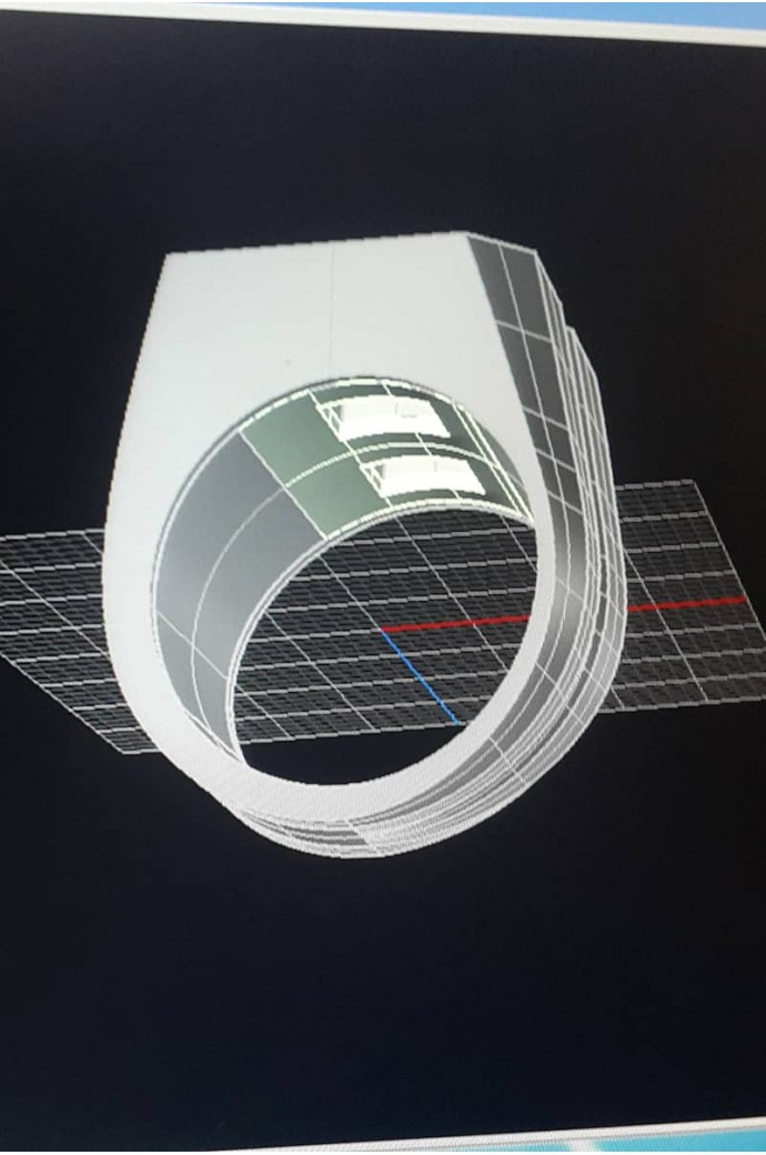 Erkek Yüzüğü Pırlantalı 0,70 Karat