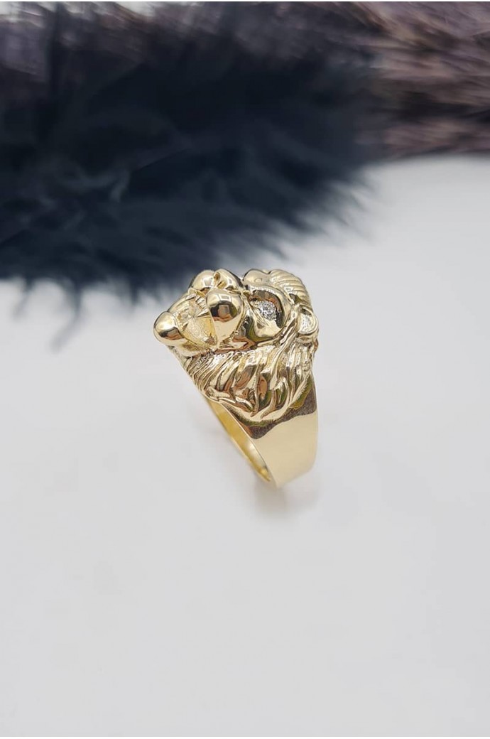 Erkek Yüzüğü Pırlantalı 0,14 Karat