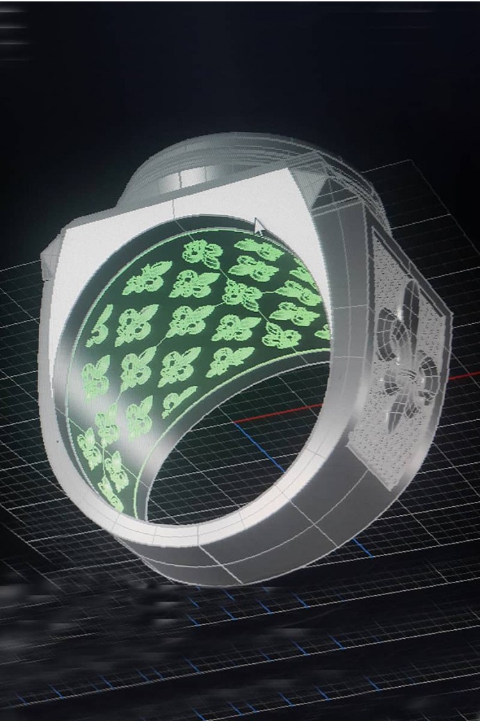 Erkek Yüzüğü Pırlantalı 0,34 Karat