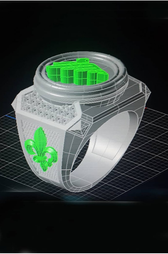 Erkek Yüzüğü Pırlantalı 0,34 Karat