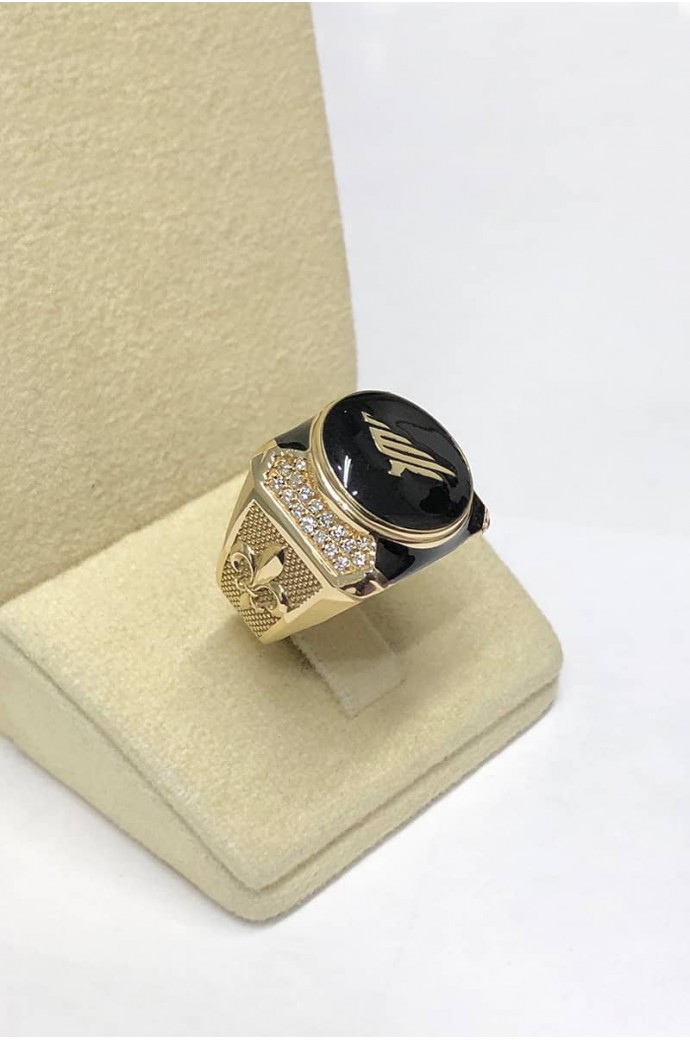 Erkek Yüzüğü Pırlantalı 0,34 Karat