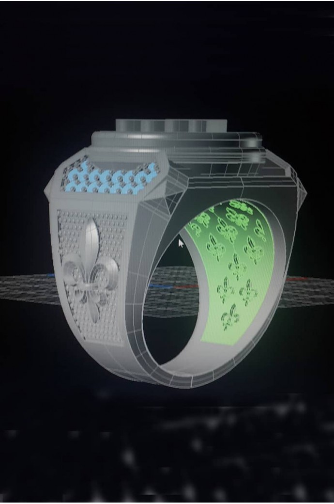 Erkek Yüzüğü Pırlantalı 0,34 Karat