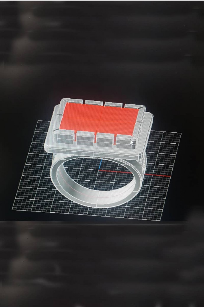 Erkek Altın Yüzük Özel Tasarım 