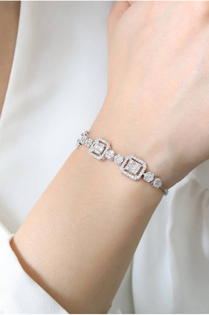 Fantazi Pırlanta Bileklik 1,42 Karat