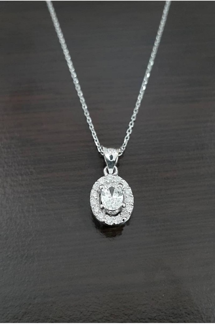 Fantazi Pırlanta Kolye 0,40 Karat