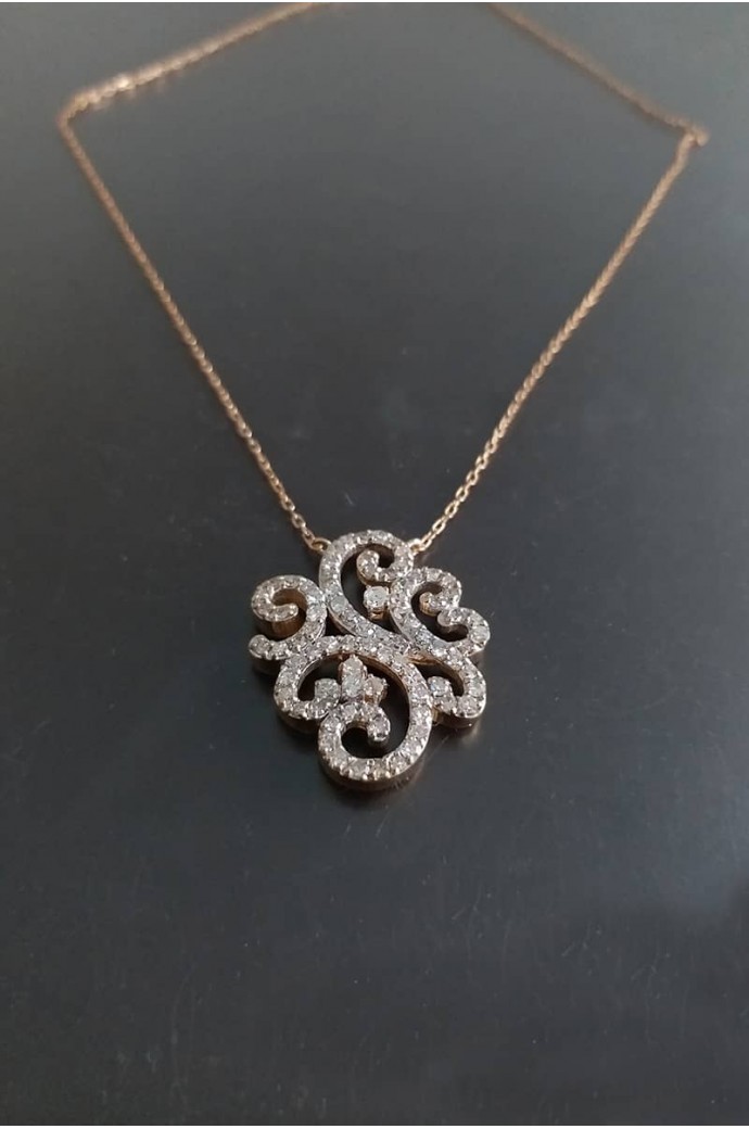 Fantazi Pırlanta Kolye 1,20 Karat