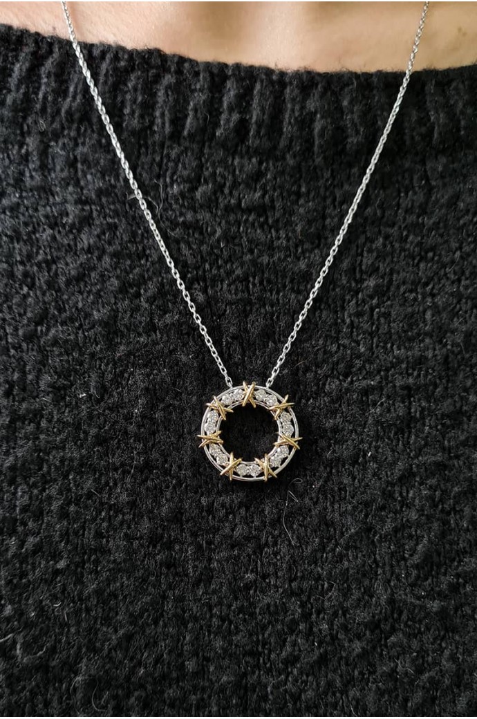 Fantazi Pırlanta Kolye 0,73 Karat