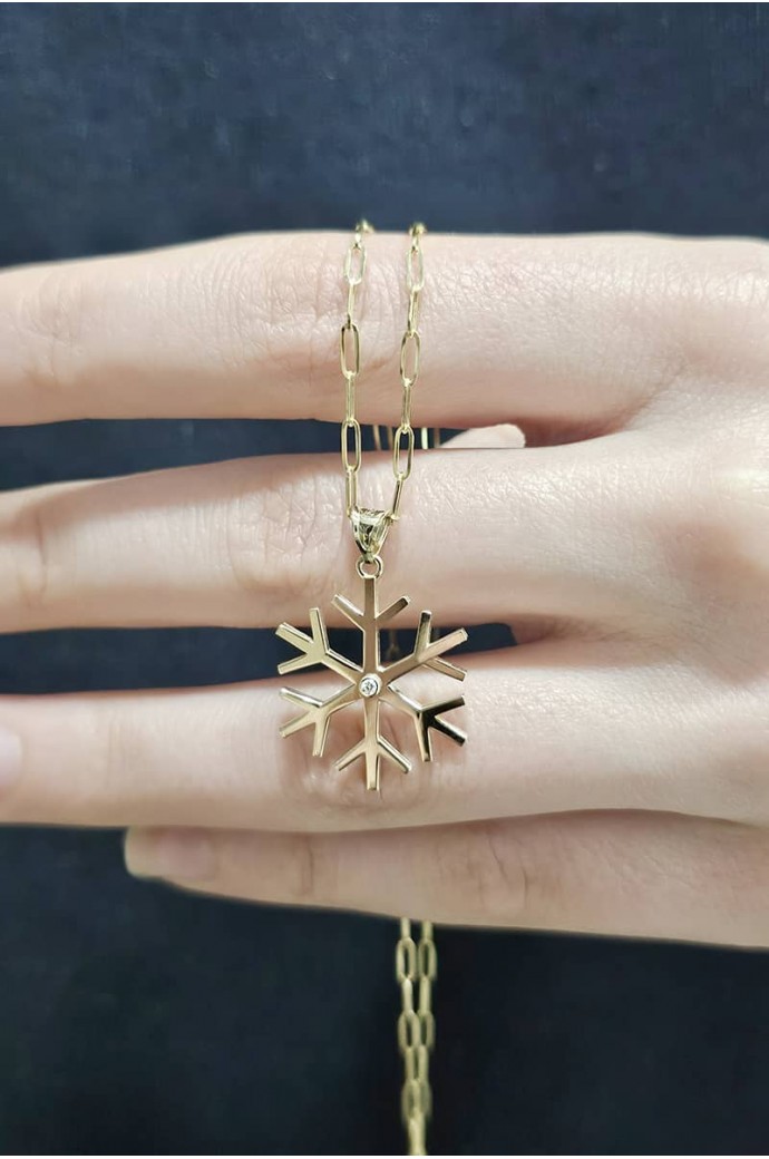 Fantazi Pırlanta Kolye 0,02 Karat