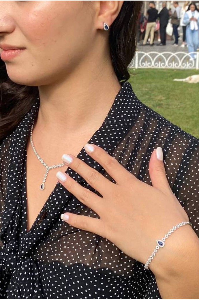 Fantazi Pırlanta Küpe  0,78 Karat