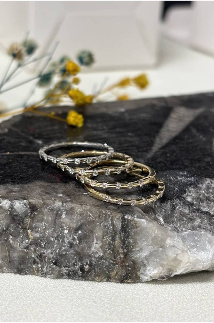 Fantazi Pırlanta Küpe  0,18 Karat