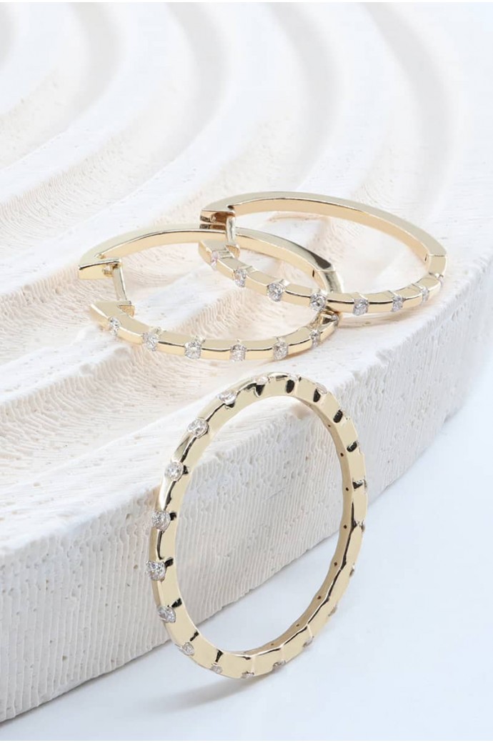 Fantazi Pırlanta Küpe  0,18 Karat