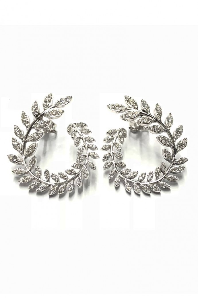 Fantazi Pırlanta Küpe  1,37 Karat