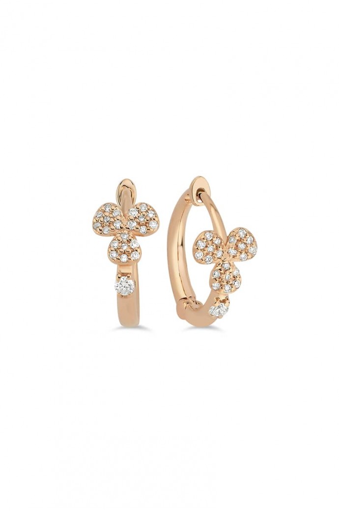 Fantazi Pırlanta Küpe  0,15 Karat