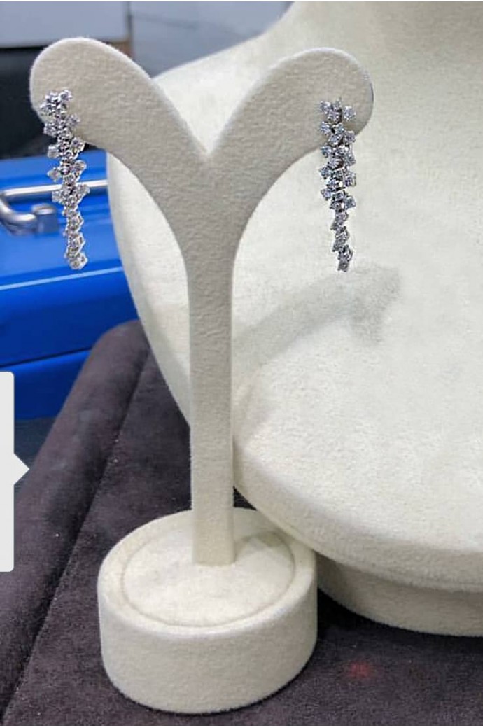 Fantazi Pırlanta Küpe  1,27 Karat