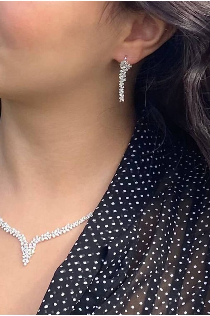 Fantazi Pırlanta Küpe 1,11 Karat