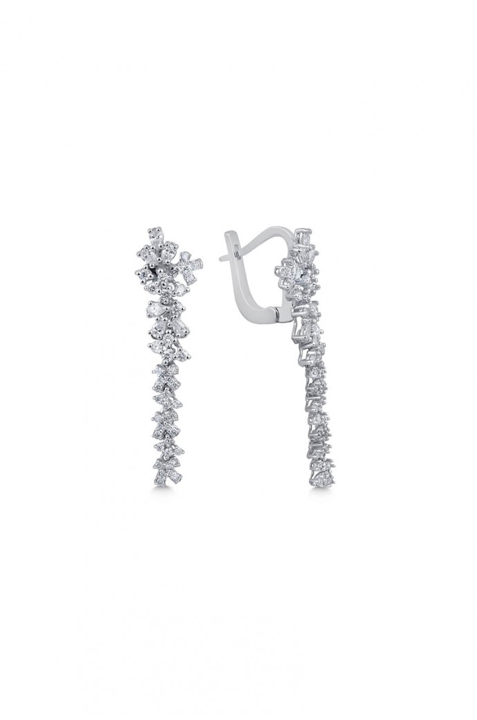 Fantazi Pırlanta Küpe 1,11 Karat