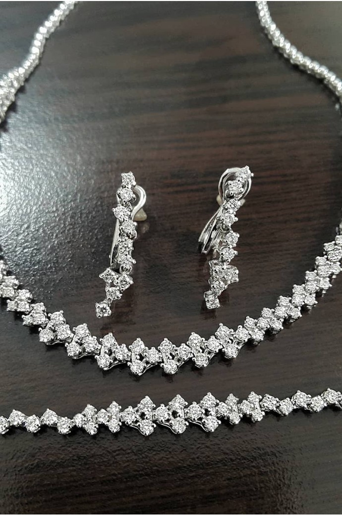 Fantazi Pırlanta Küpe 1,41 Karat