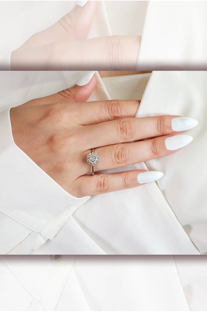 Fantazi Pırlanta Yüzük 0,53 Karat