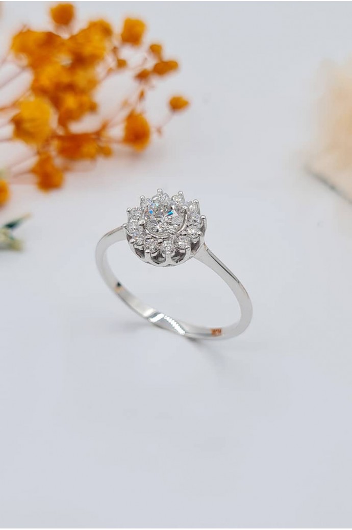 Fantazi Pırlanta Yüzük 0,53 Karat