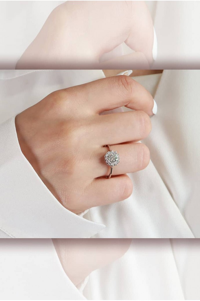 Fantazi Pırlanta Yüzük 0,53 Karat