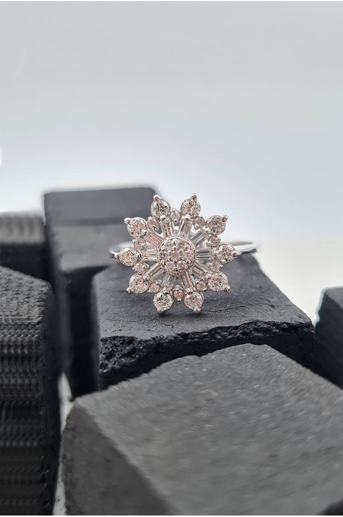 Fantazi Pırlanta Yüzük 0,51 Karat