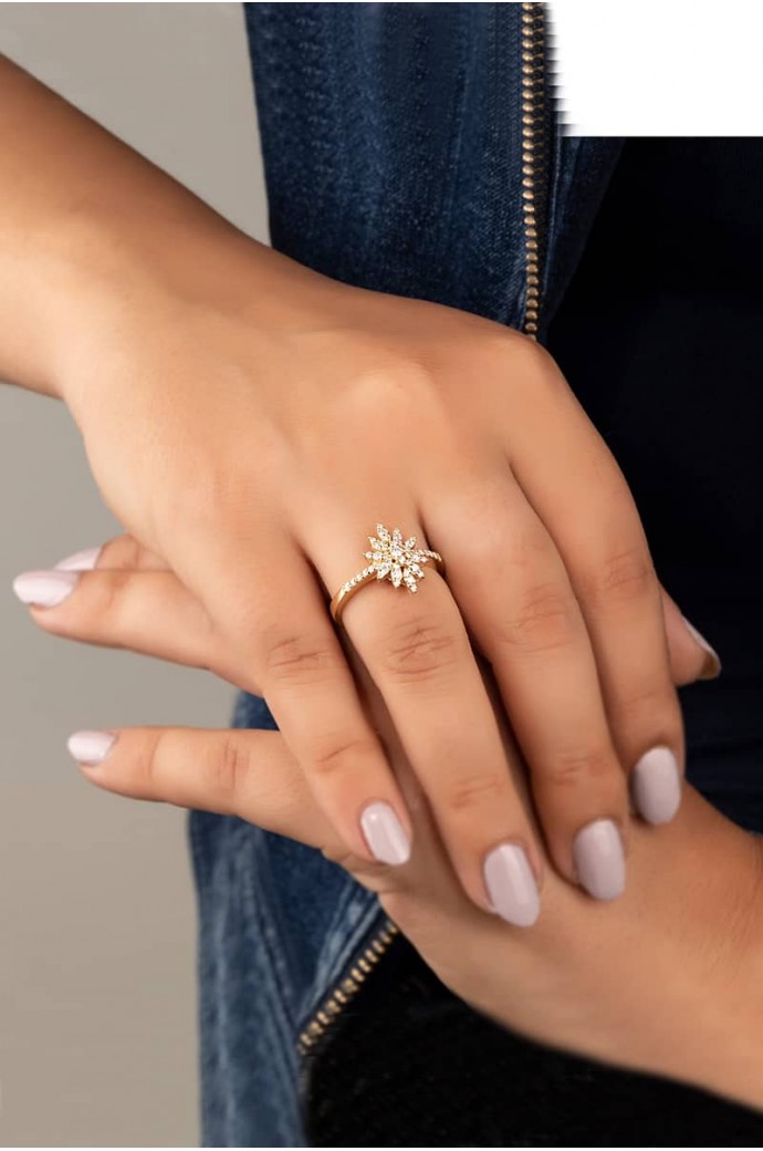 Fantazi Pırlanta Yüzük 0,36 Karat