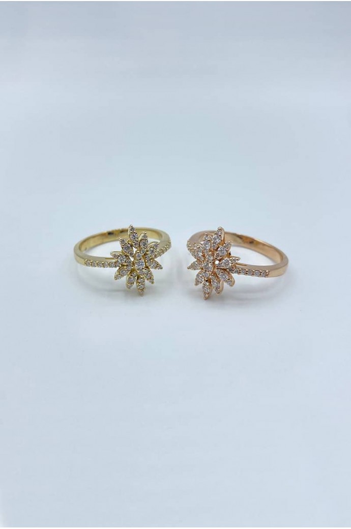 Fantazi Pırlanta Yüzük 0,34 Karat